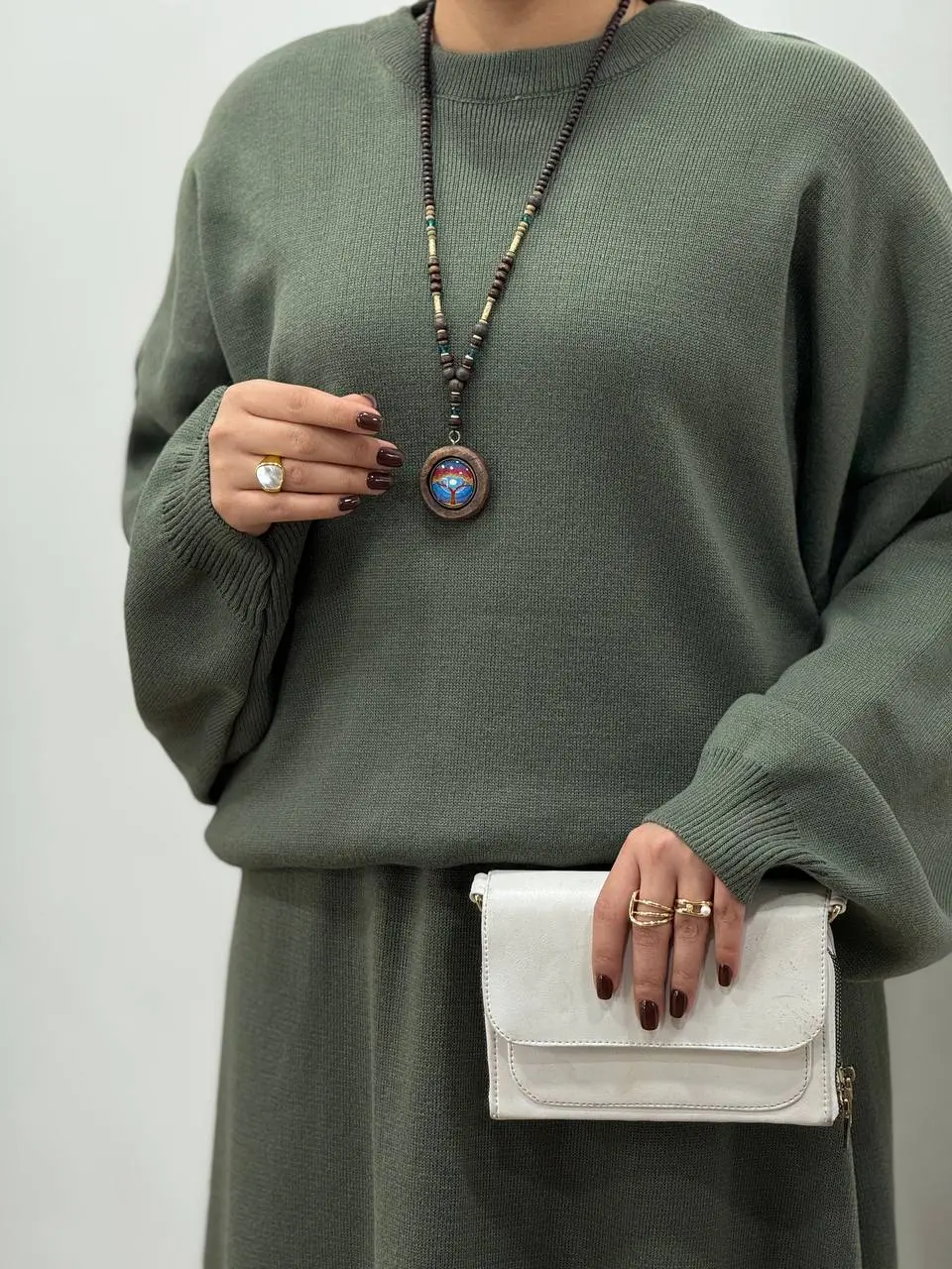 ست پلیور و دامن بافت آیسو آیرا